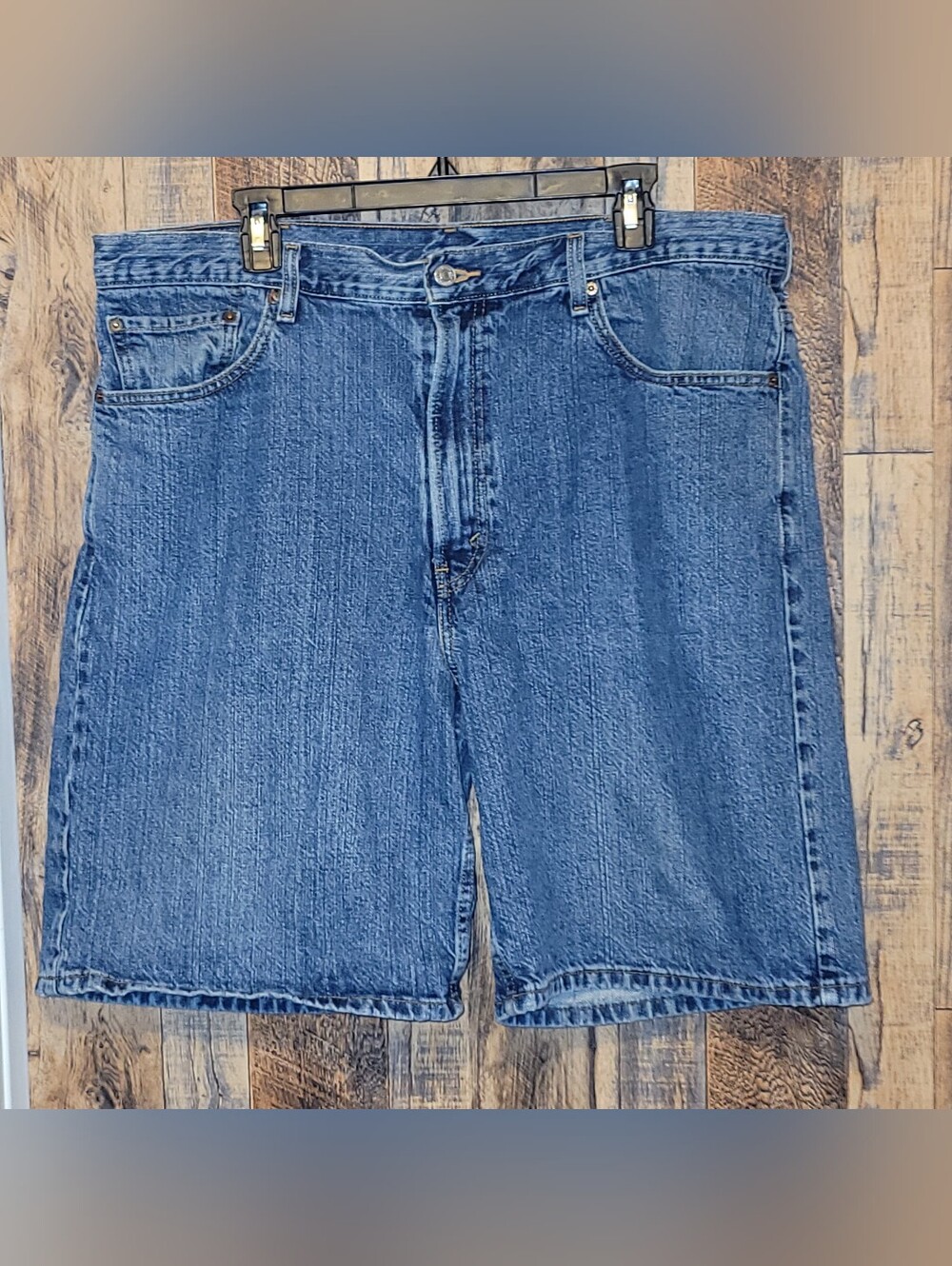 Levi's Classic Medium Blue Denim Shorts